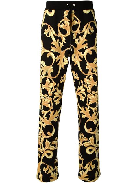 versace baroque print mens pants|Versace baroque.